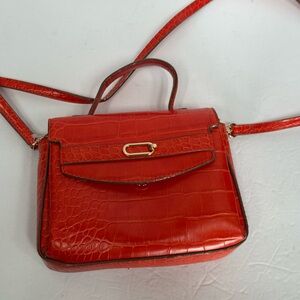 a new day Croc-Embossed Crossbody Bag